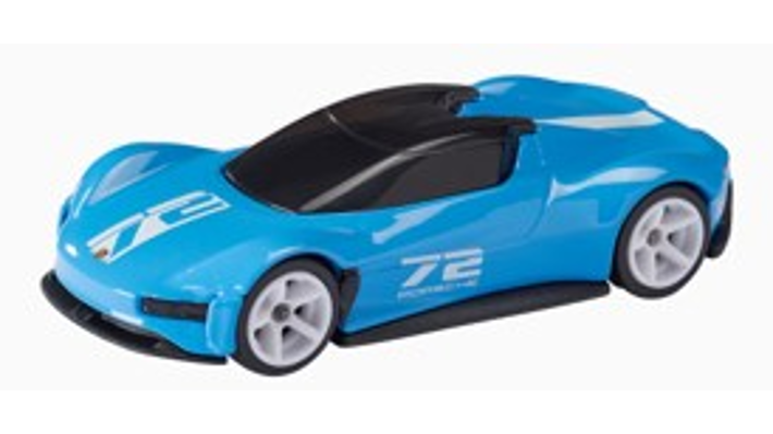 Porsche Modellauto Vision GT 1:64, in Pastellblau