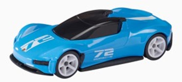 Porsche Modellauto Vision GT 1:64, in Pastellblau