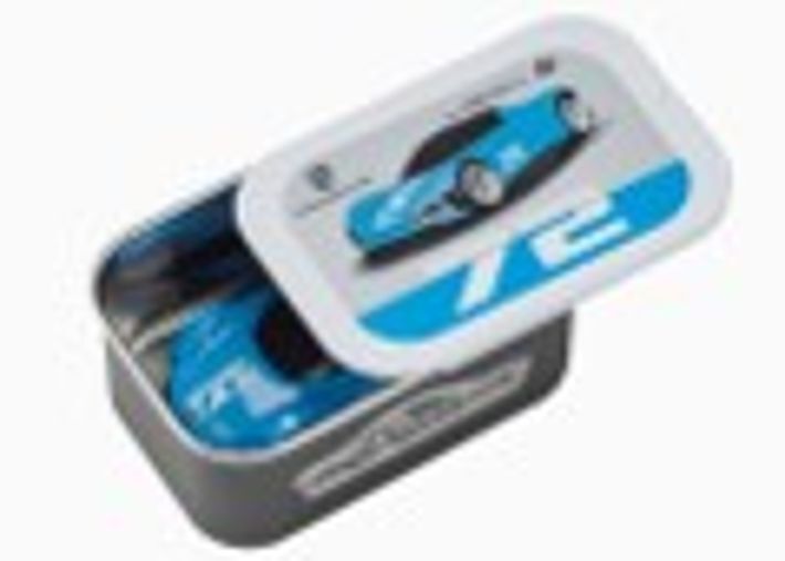 Porsche Modellauto Vision GT 1:64, in Pastellblau