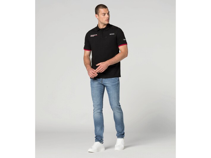 Porsche Herren Motorsport Polo- Shirt  Gr.S in Schwarz