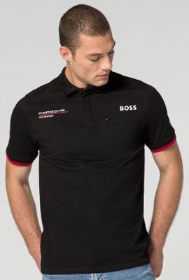 Porsche Herren Motorsport Polo- Shirt  Gr.S in Schwarz