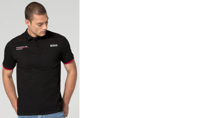 Porsche Herren Motorsport Polo- Shirt  Gr.S in Schwarz