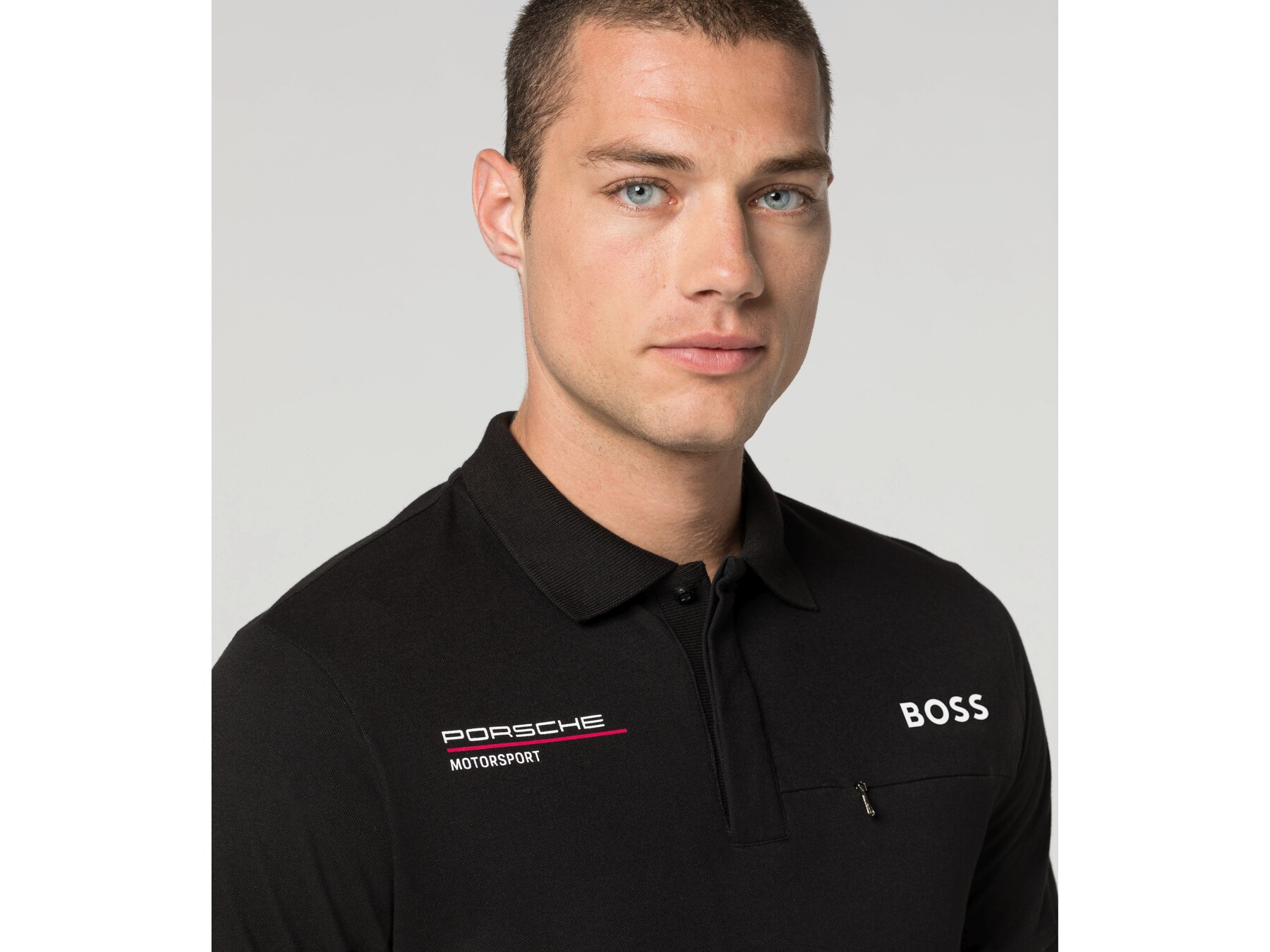Porsche Herren Motorsport Polo- Shirt  Gr.S in Schwarz