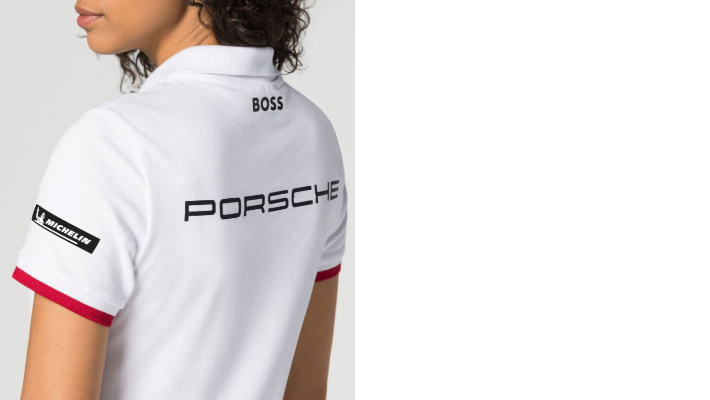 Porsche Damen Motorsport Polo- Shirt  Gr.XXL in Weiss