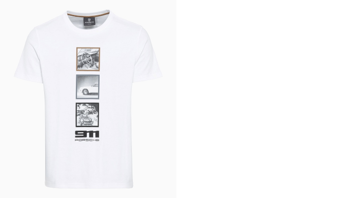 Porsche Unisex T-Shirt 60 Jahre 911 Gr. 3XL, in Weiss