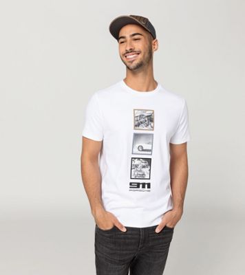 Porsche Unisex T-Shirt 60 Jahre 911 Gr. XS, in Weiss