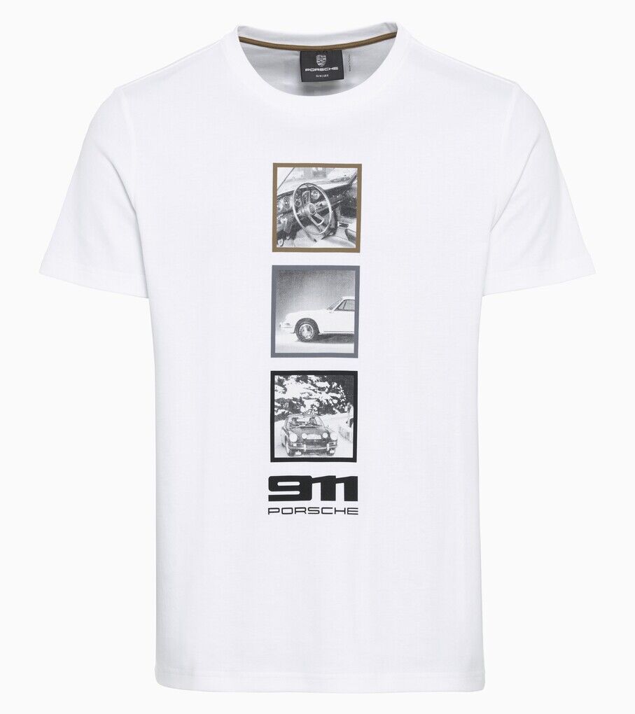 Porsche Unisex T-Shirt 60 Jahre 911 Gr. XS, in Weiss