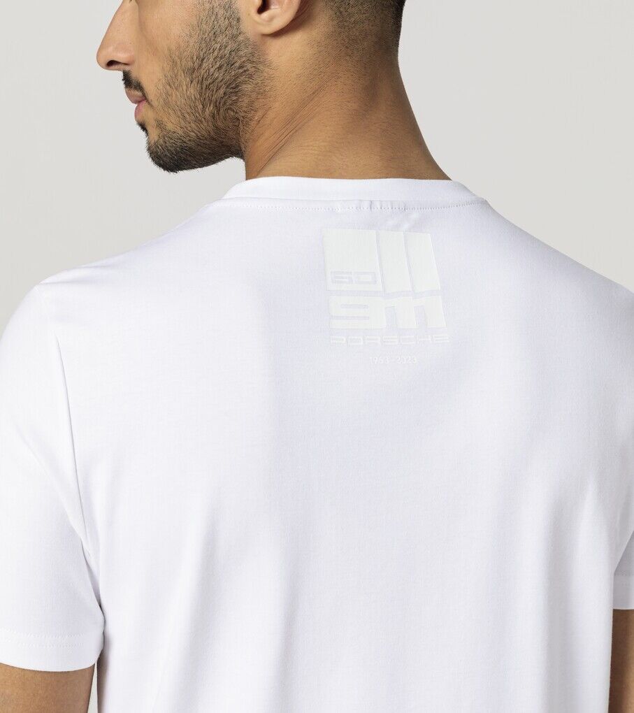 Porsche Unisex T-Shirt 60 Jahre 911 Gr. XS, in Weiss