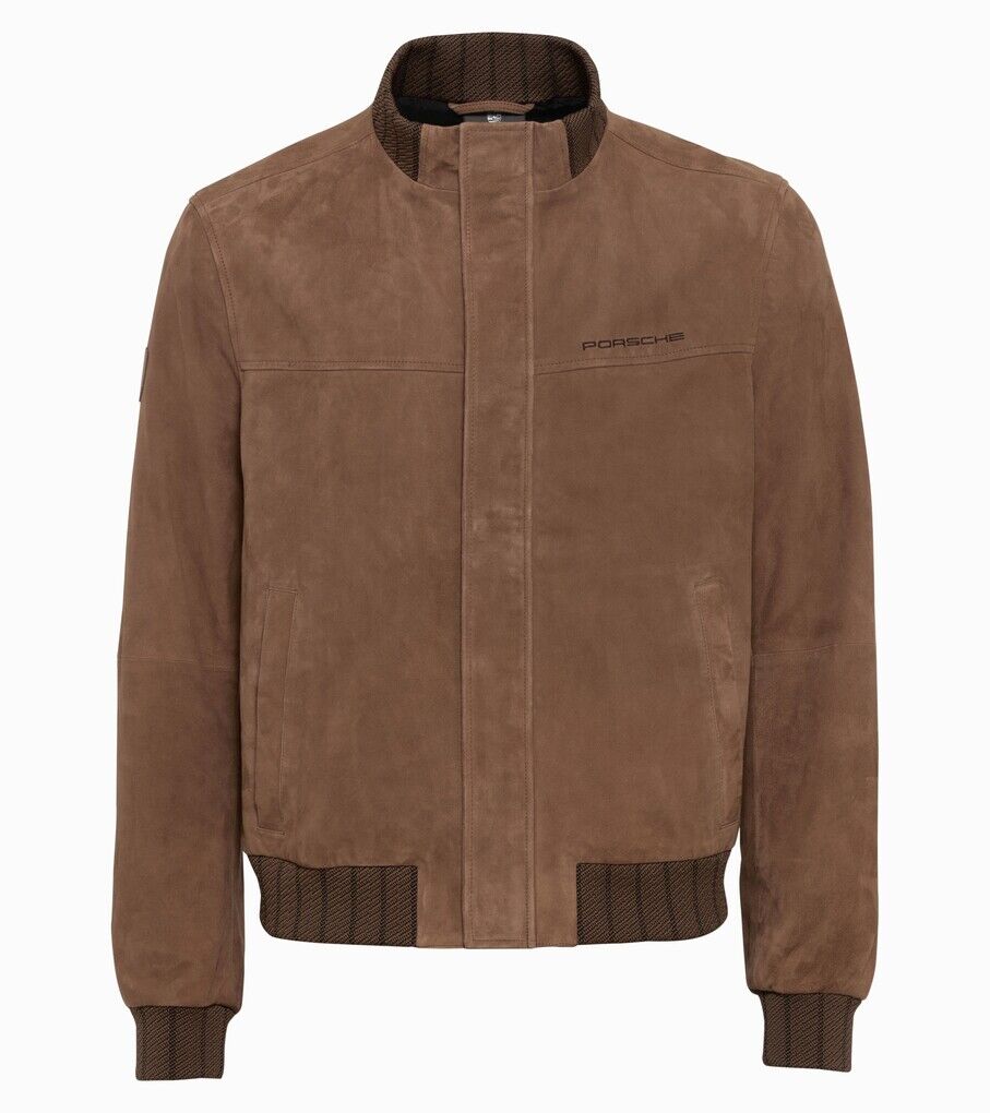 Porsche Herren Lederjacke 60 Jahre 911 Gr. XXL, in Cognac