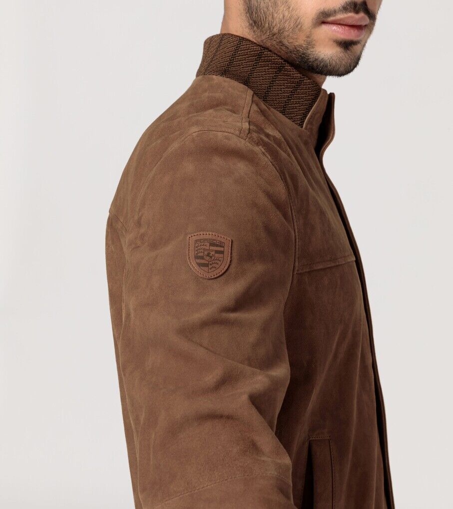 Porsche Herren Lederjacke 60 Jahre 911 Gr. XXL, in Cognac