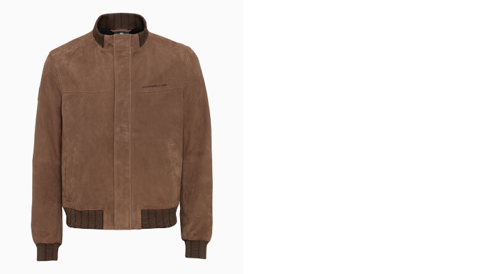 Porsche Herren Lederjacke 60 Jahre 911 Gr. S, in Cognac