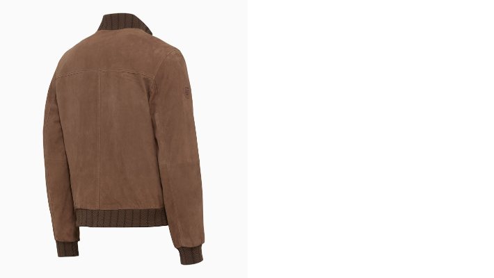 Porsche Herren Lederjacke 60 Jahre 911 Gr. S, in Cognac