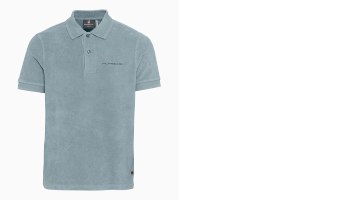 Porsche Herren Polo-Shirt 60 Jahre 911 Gr. S, in Grau