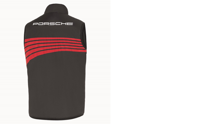 Porsche Penske Motorsport Gilet Unisex Gr. L, in Schwarz