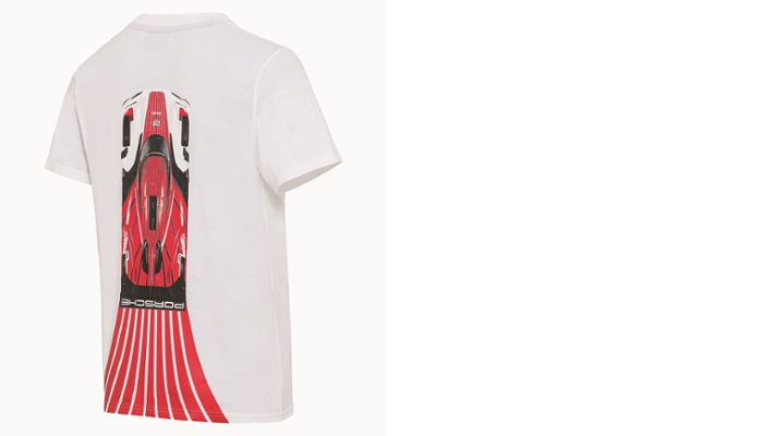 Porsche Penske Motorsport T-Shirt Unisex Gr. M, in Weiss