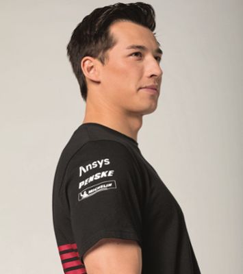 Porsche Penske Motorsport T-Shirt Unisex Gr. M, in Schwarz
