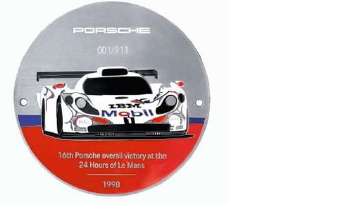 Porsche GT1 Grillbadge