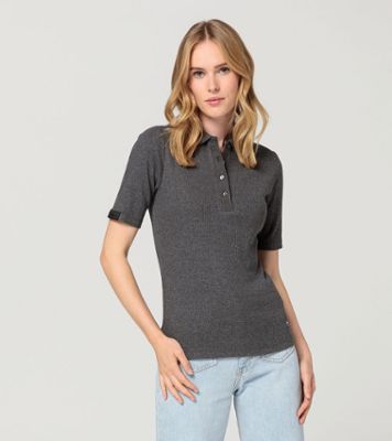 Porsche Damen Polo-Shirt 60 Jahre 911 Gr. S, in Grau