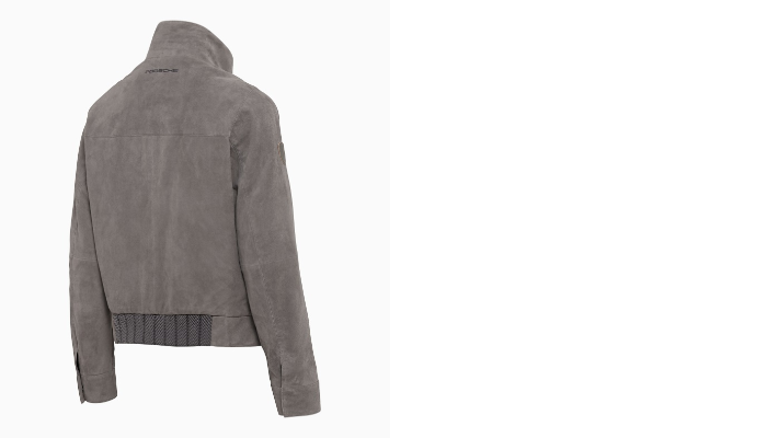 Porsche Damen Lederjacke 60 Jahre 911 Gr. XXL, in Hellgrau