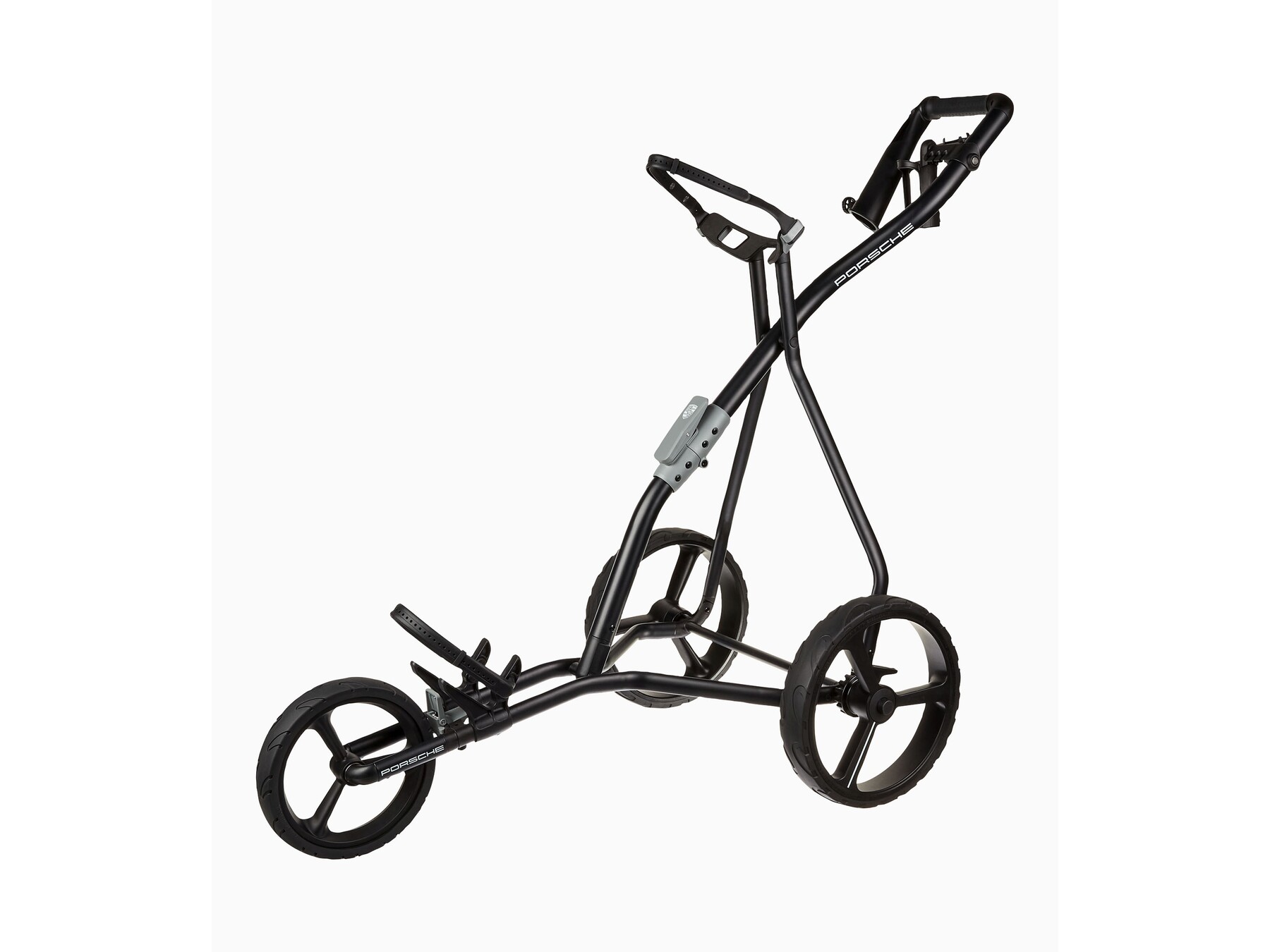 Porsche Golf Trolley in Schwarz/Grau