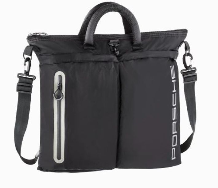 Porsche Golf Tragtasche in Schwarz/Grau