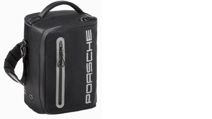 Porsche Golf Schuh-Tasche in Schwarz/Grau