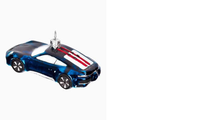Porsche Weihnachtsbaumanhänger Collector‘s Edition No. 6 in Blau