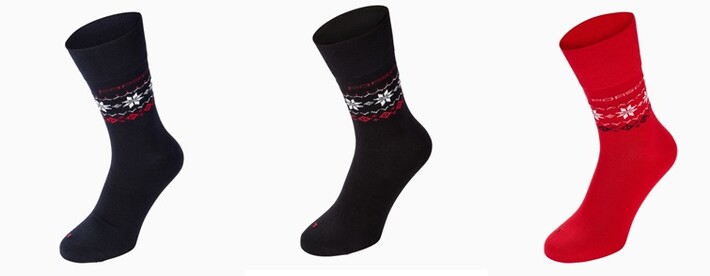 Porsche Socken 3er Set mit Weihnachtsmotiv