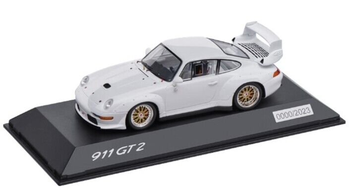Porsche Modellauto 911 GT2 [993] 1:43 in Weiß