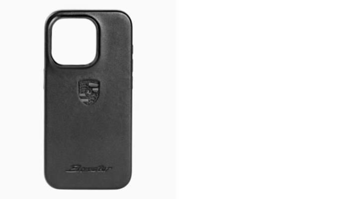 Porsche iPhone15 PRO Hülle mit Boxster Schriftzug