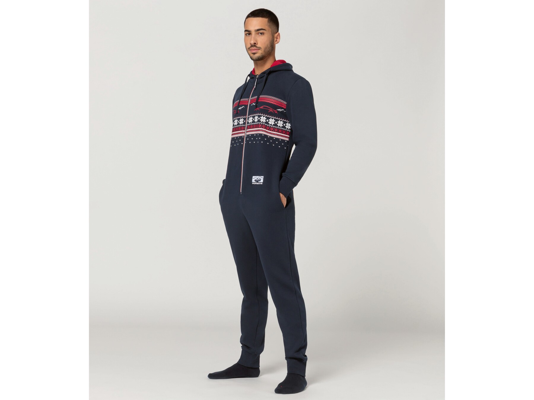 Porsche Jumpsuit mit Weihnachtsmotiv Gr.3XL