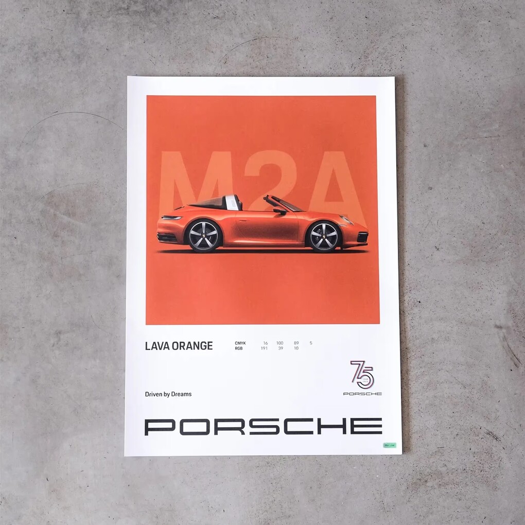 Porsche Poster Set – 75Y – Driven by Dreams