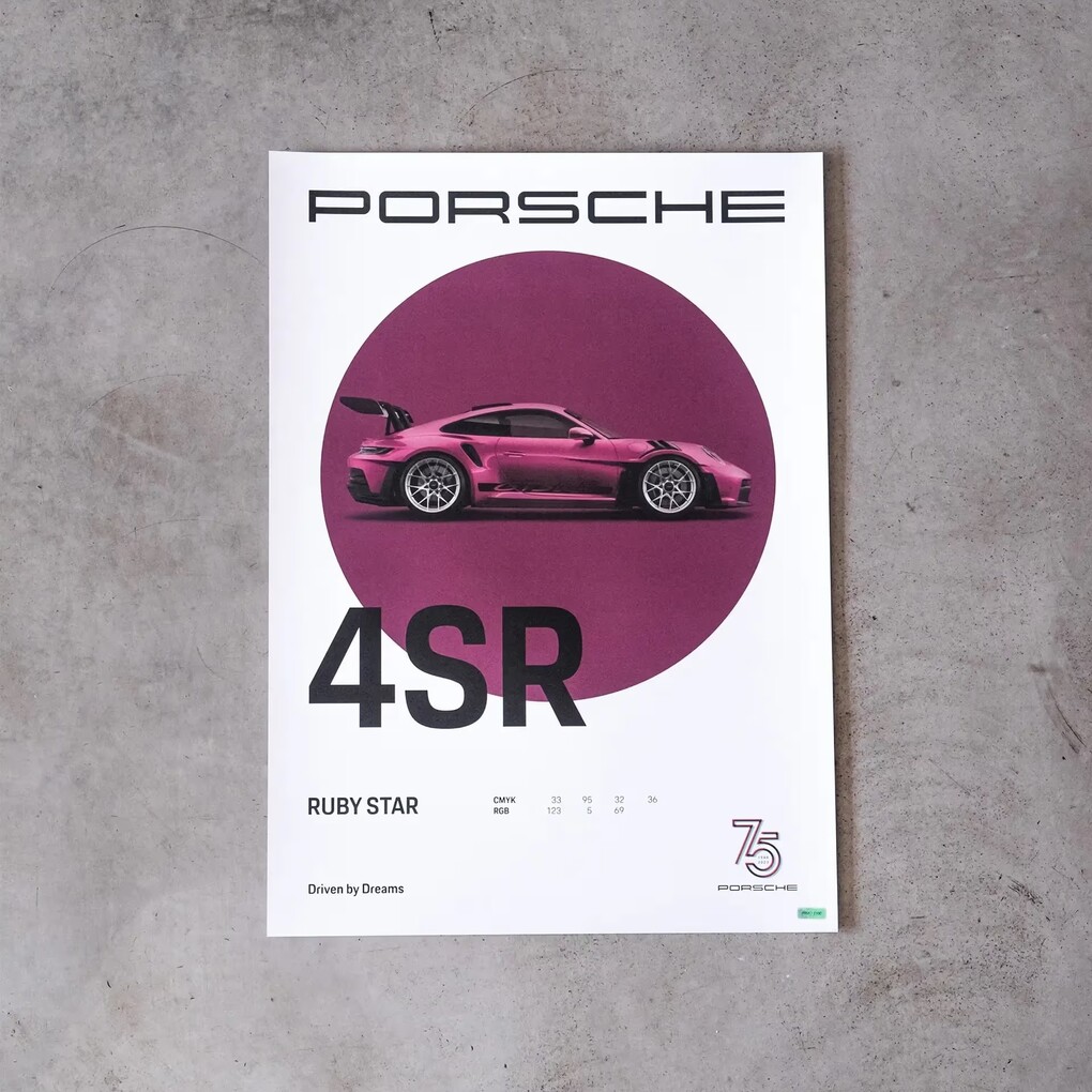 Porsche Poster Set – 75Y – Driven by Dreams