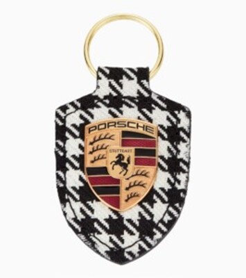 Porsche Wappen Schlüsselanhänger "Pepita"
