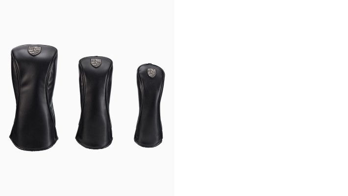 Porsche Headcover Golfschläger Set (3-teilig) mit Wappen