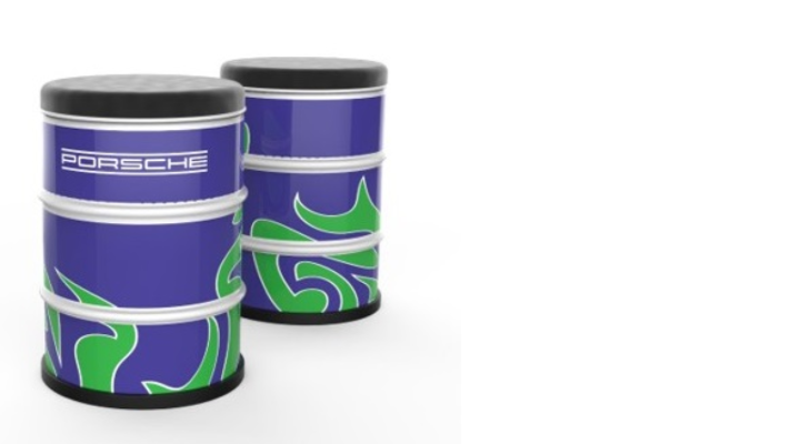 Porsche Sitzfass Martini Racing Psychedellic