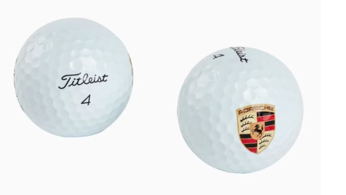 Porsche Golfball-Set, Titleist in Weiss