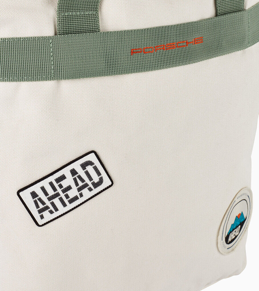 Porsche Canvas Tragtasche "AHEAD" in Grau
