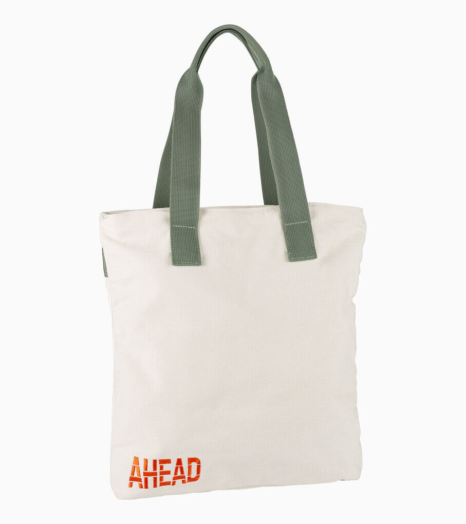 Porsche Canvas Tragtasche "AHEAD" in Grau