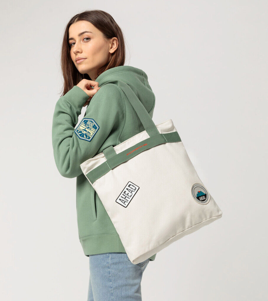 Porsche Canvas Tragtasche "AHEAD" in Grau