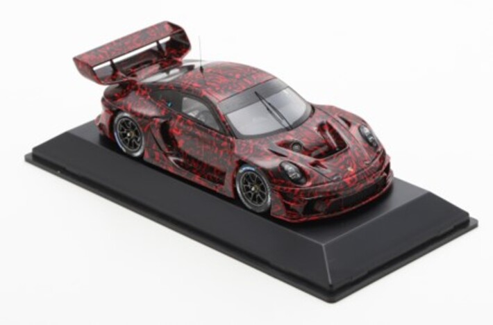 Porsche Modellauto 911 GTR 3 Rennsport Testauto 1:43