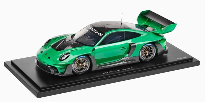 Porsche Modellauto 911 GTR 3 Rennsport Vipergreen 1:18