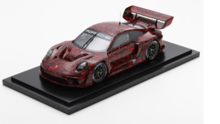 Porsche Modellauto 911 GTR 3 Rennsport Testauto 1:18