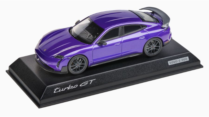 Porsche Modellauto Taycan Turbo GT Weissach Package 1:43