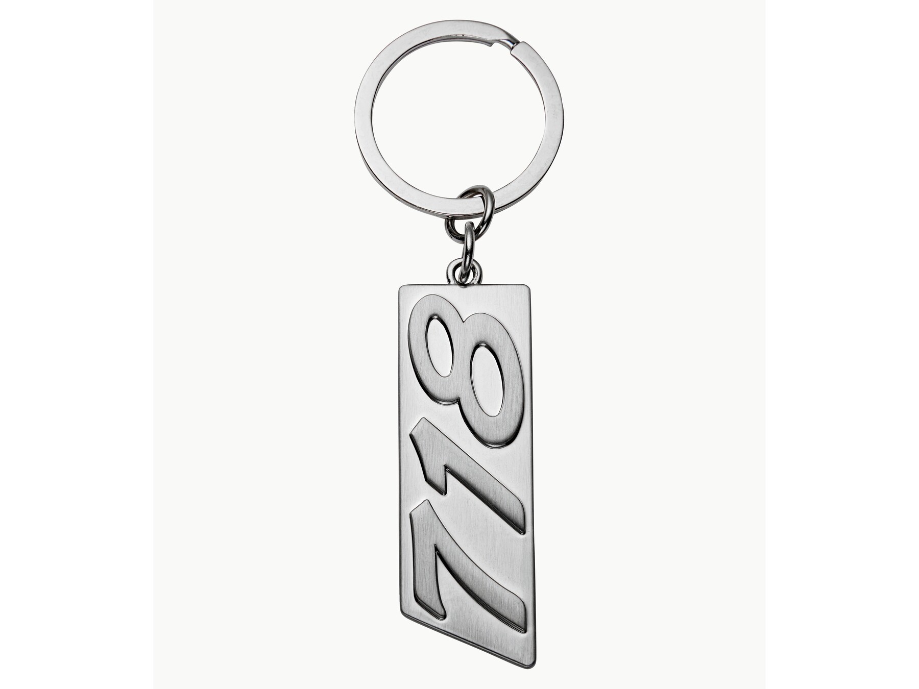 Porsche Schlüsselanhänger Schriftzug "718"