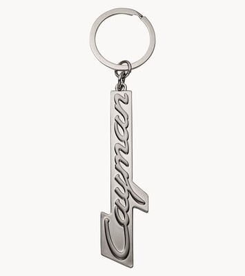 Porsche Schlüsselanhänger Schriftzug "Cayman"
