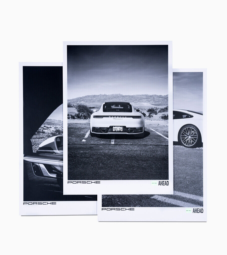 Porsche Poster Set "AHEAD 1"
