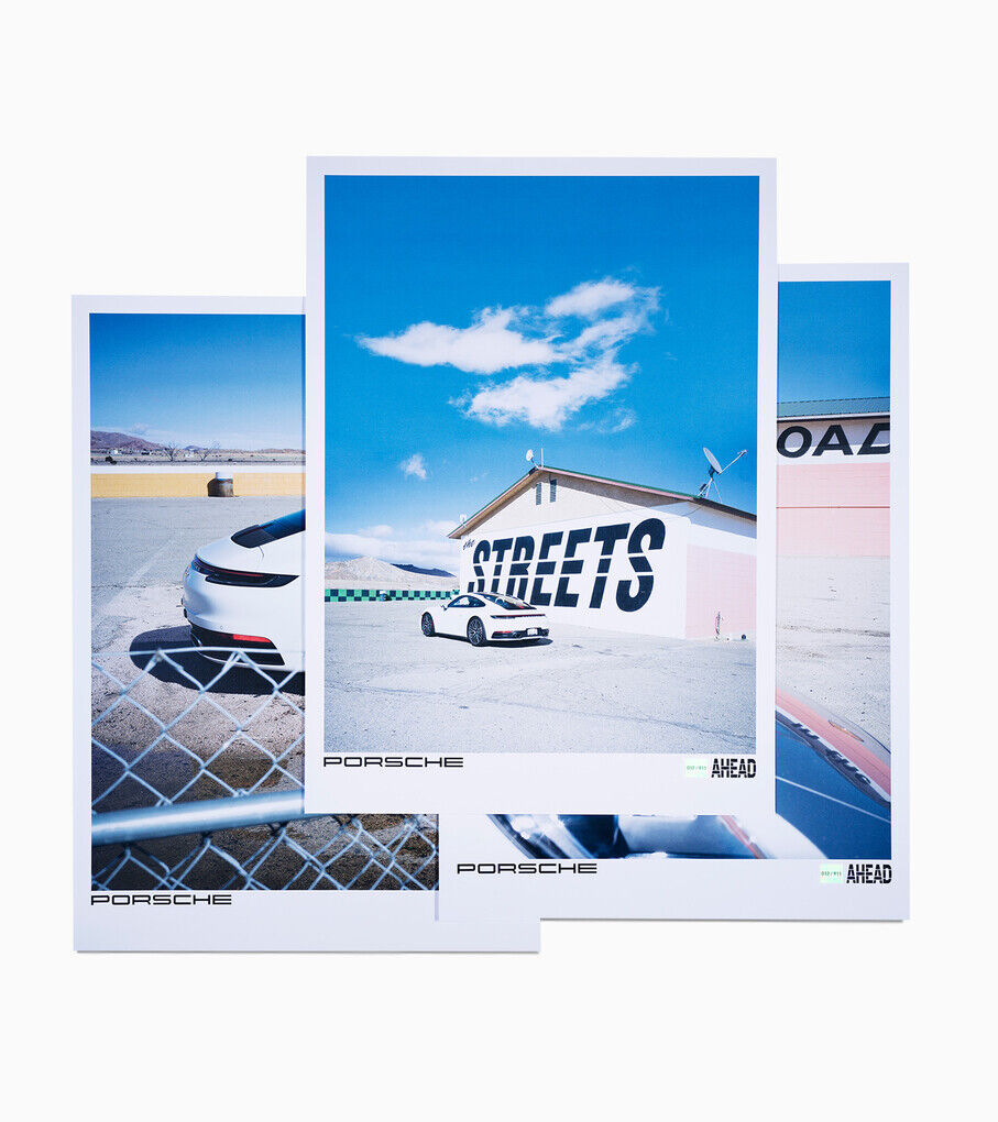 Porsche Poster Set "AHEAD 3"
