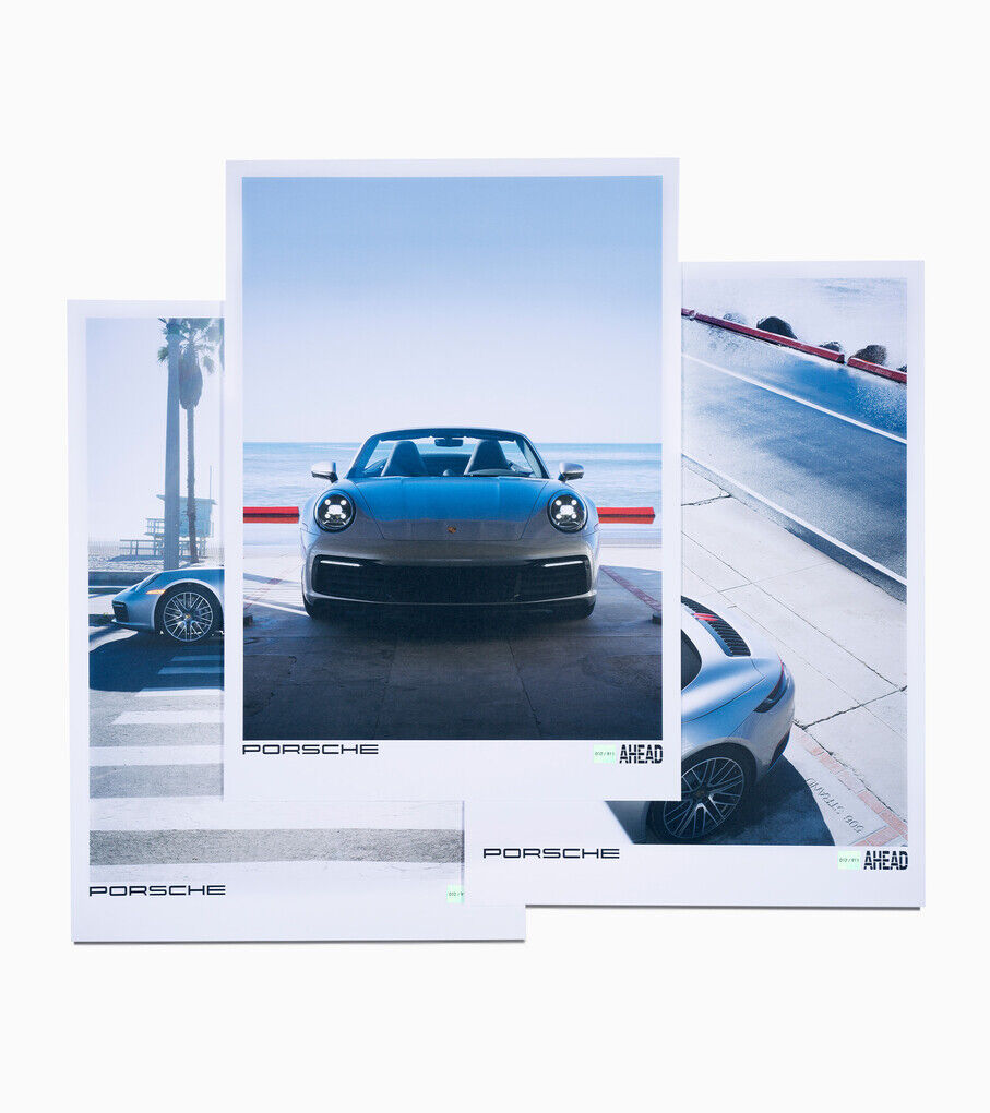 Porsche Poster Set "AHEAD 4"