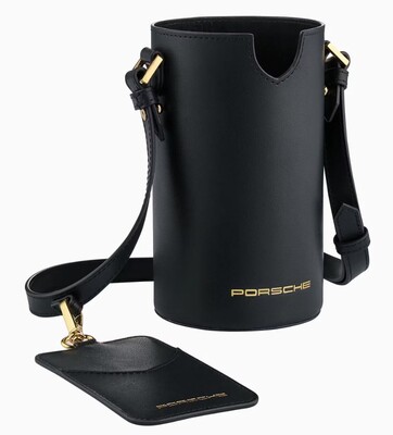 Porsche Tragtasche in Schwarz für Thermobecher
